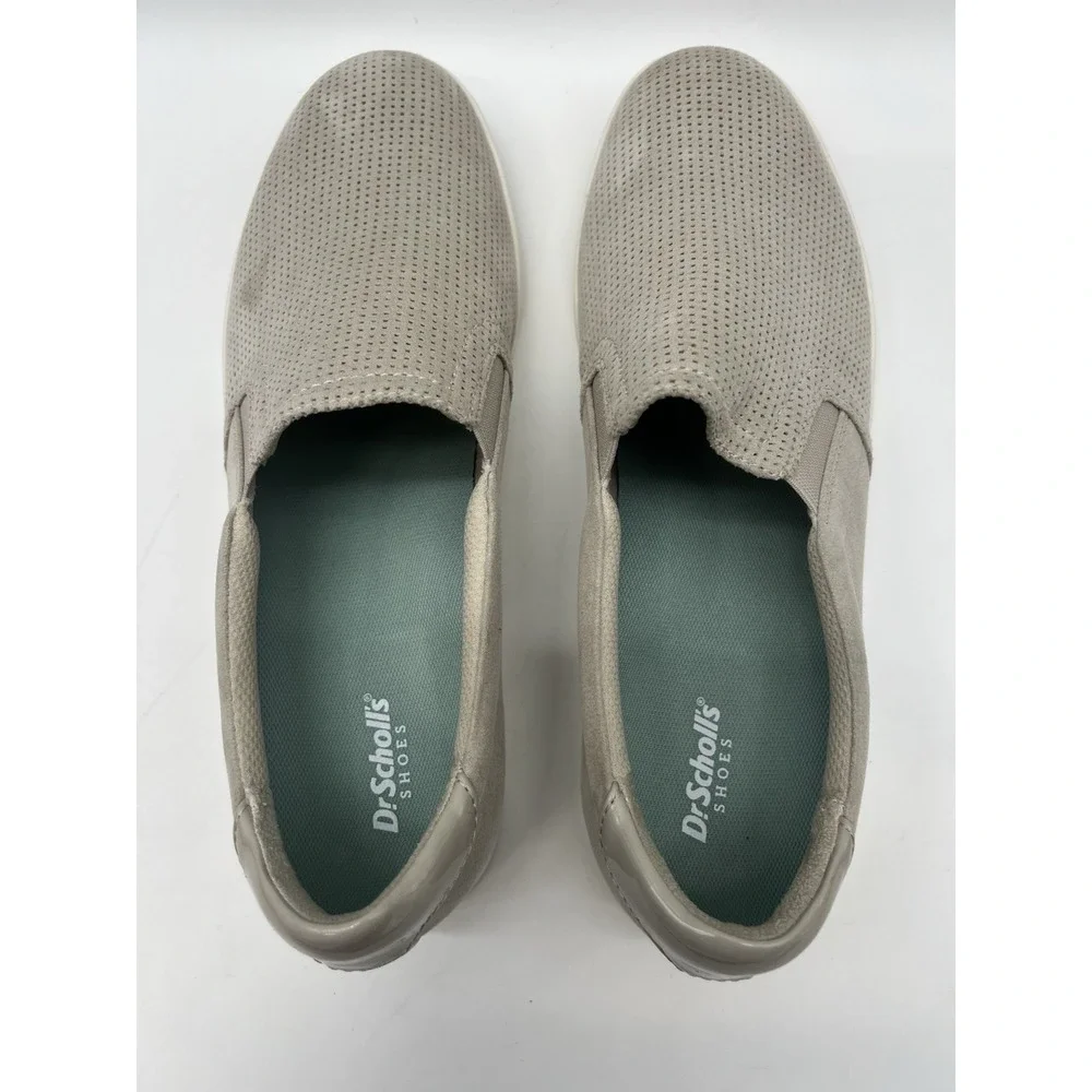 Dr. Scholl's Madison Women's Perforated Slip On Sneakers Gray Size 9.5